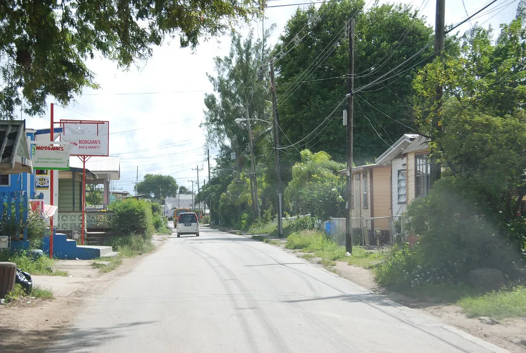 Street scene in Holetown, Barbados